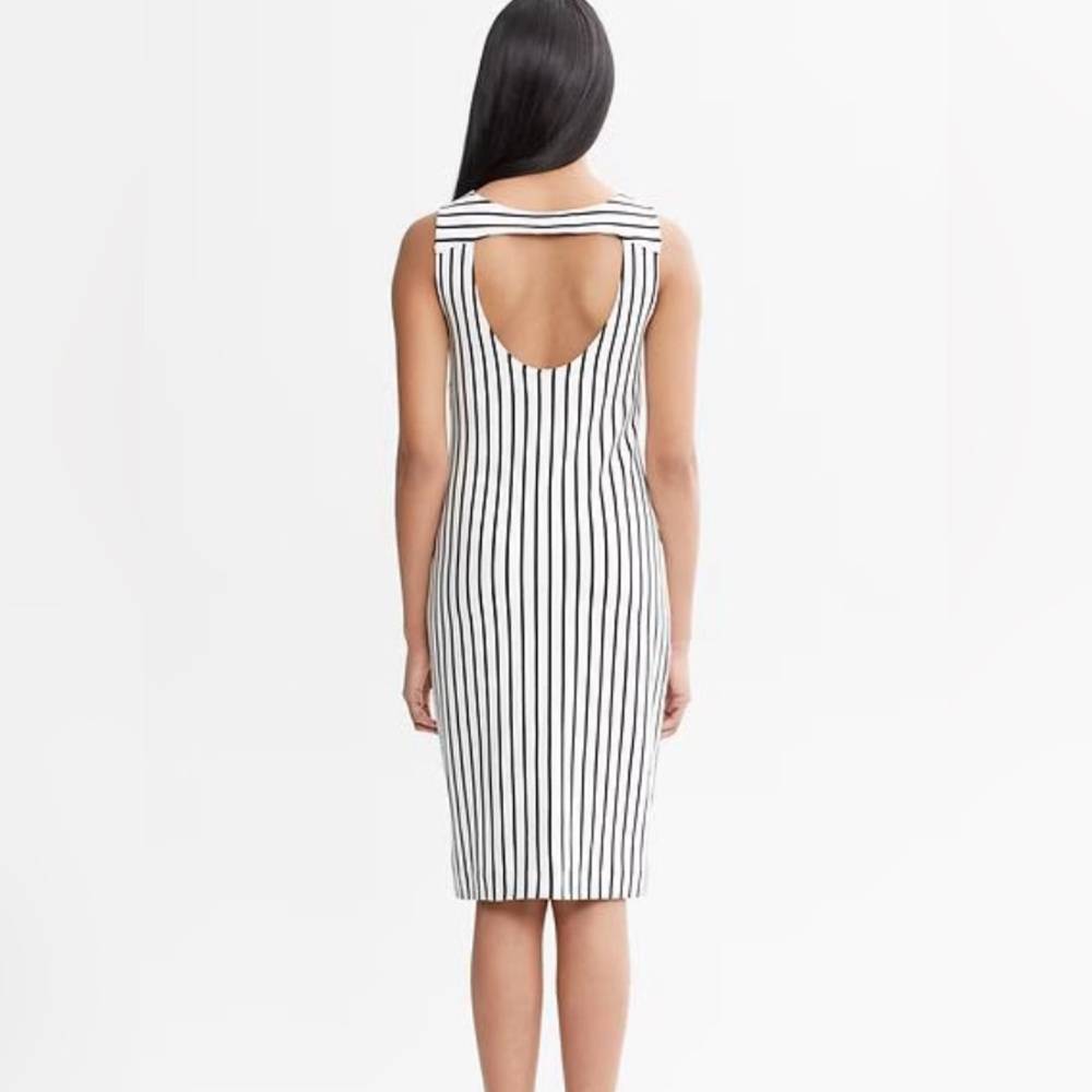 Banana Republic Mad Men Women Ivory Casual Dress M